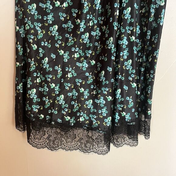 Rails‎ Pandora Floral Satin Crepe Midi Slip Dress, XS - Picture 12 of 15